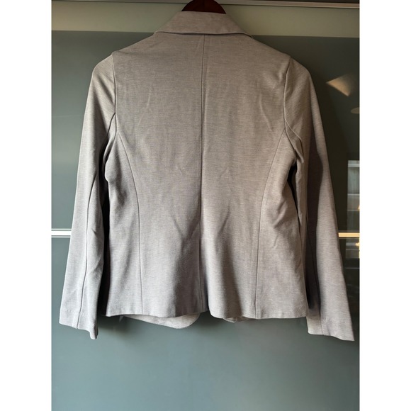 Gray Knit Blazer Petite Principle Women's Striped Lined Business Casual‎ Women's - Picture 4 of 5
